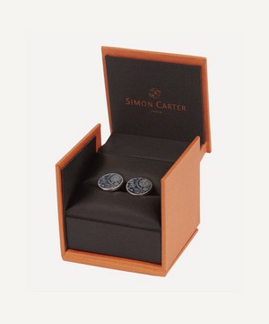 Simon Carter - Paisley Guilloche Cufflinks image number 1