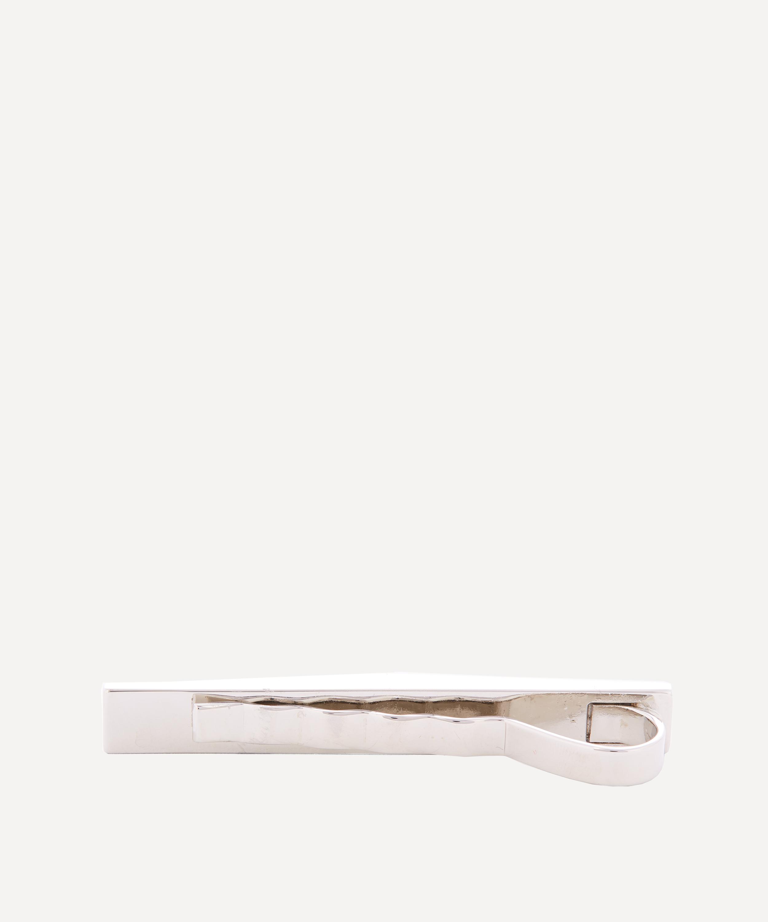 Simon Carter - Arched Mother of Pearl Tie Slide image number 2