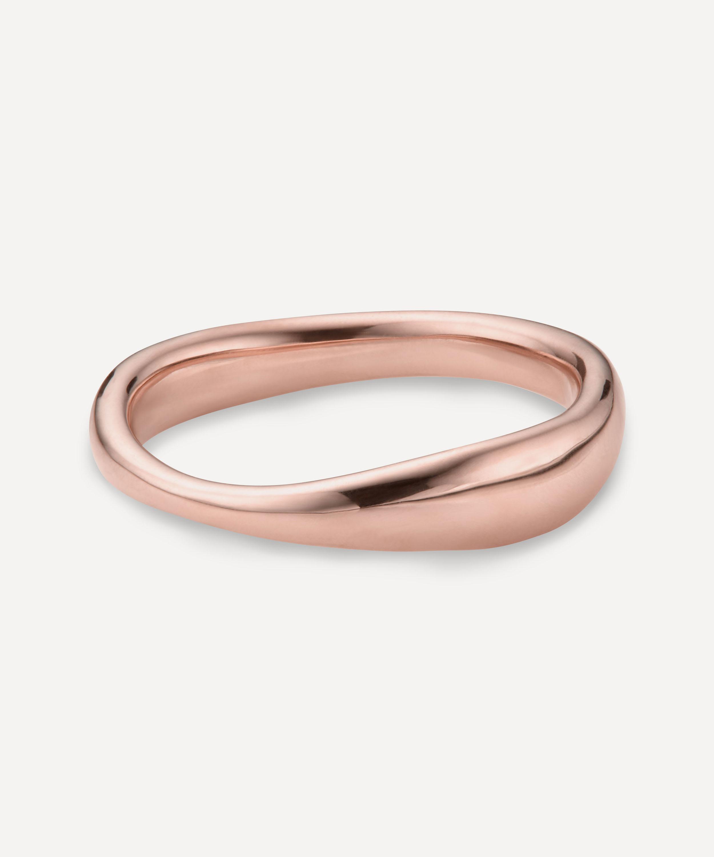 Monica Vinader Rose Gold Plated Vermeil Silver Nura Reef