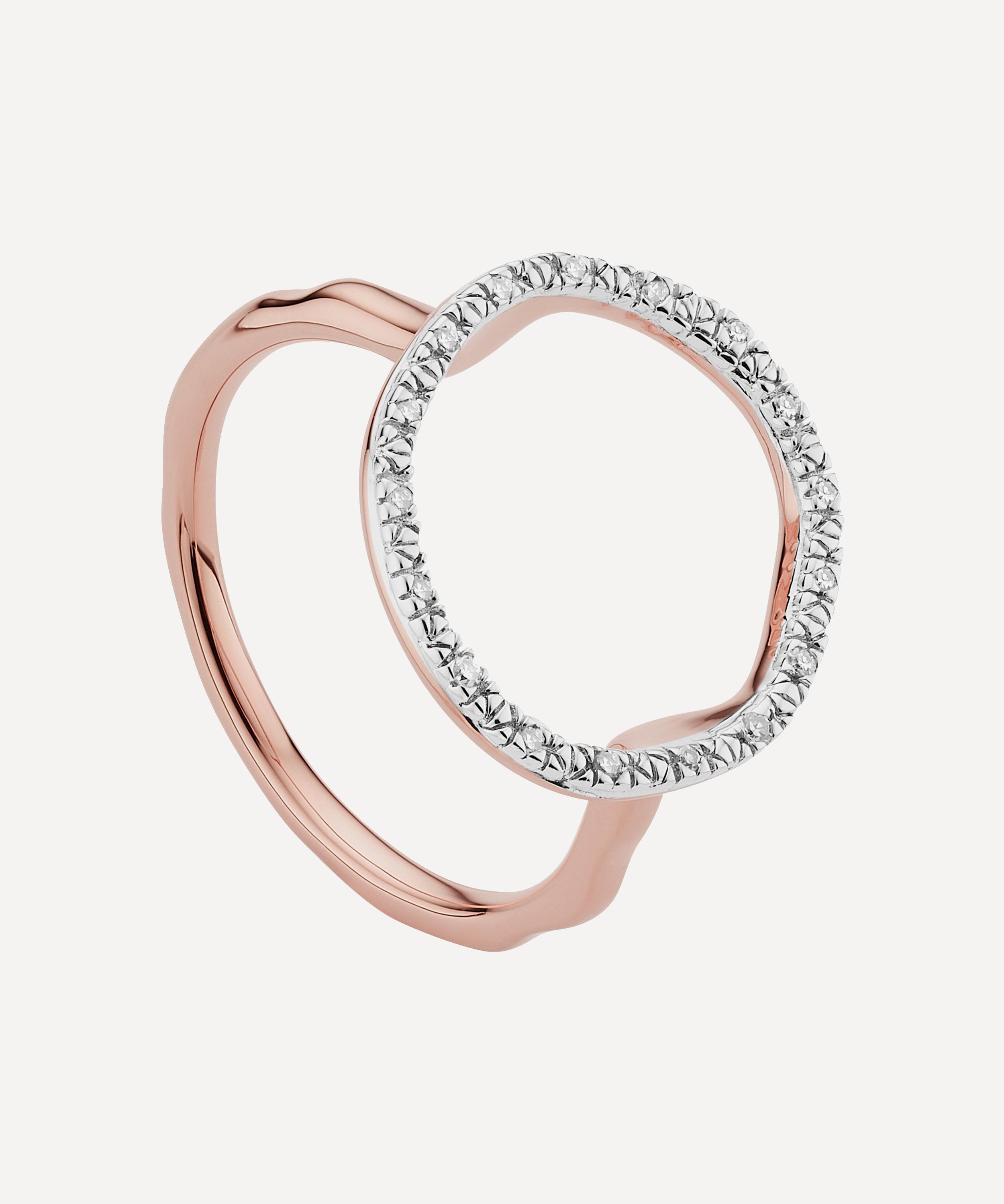 Riva circle outlet diamond ring