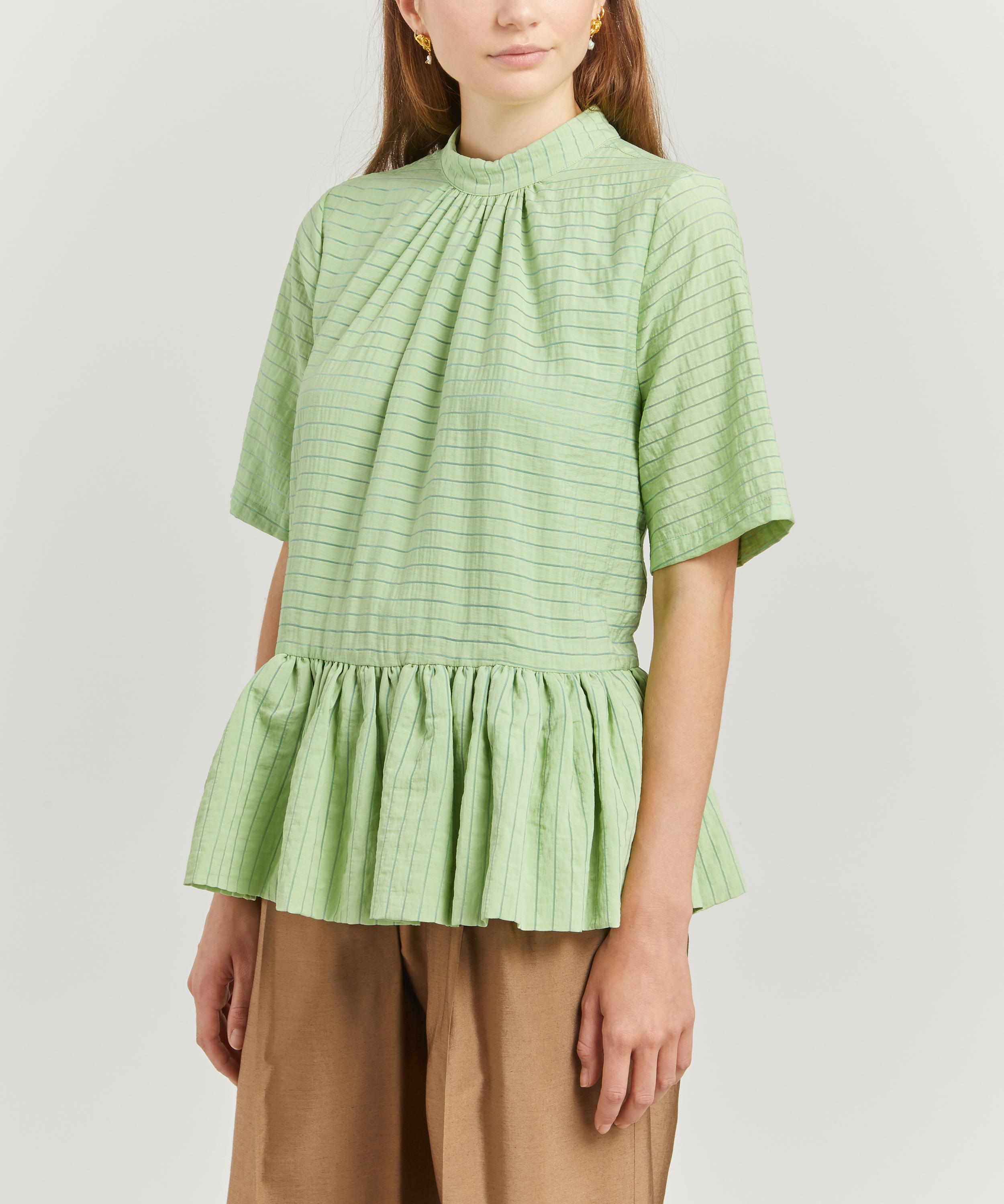 ruffle waist top