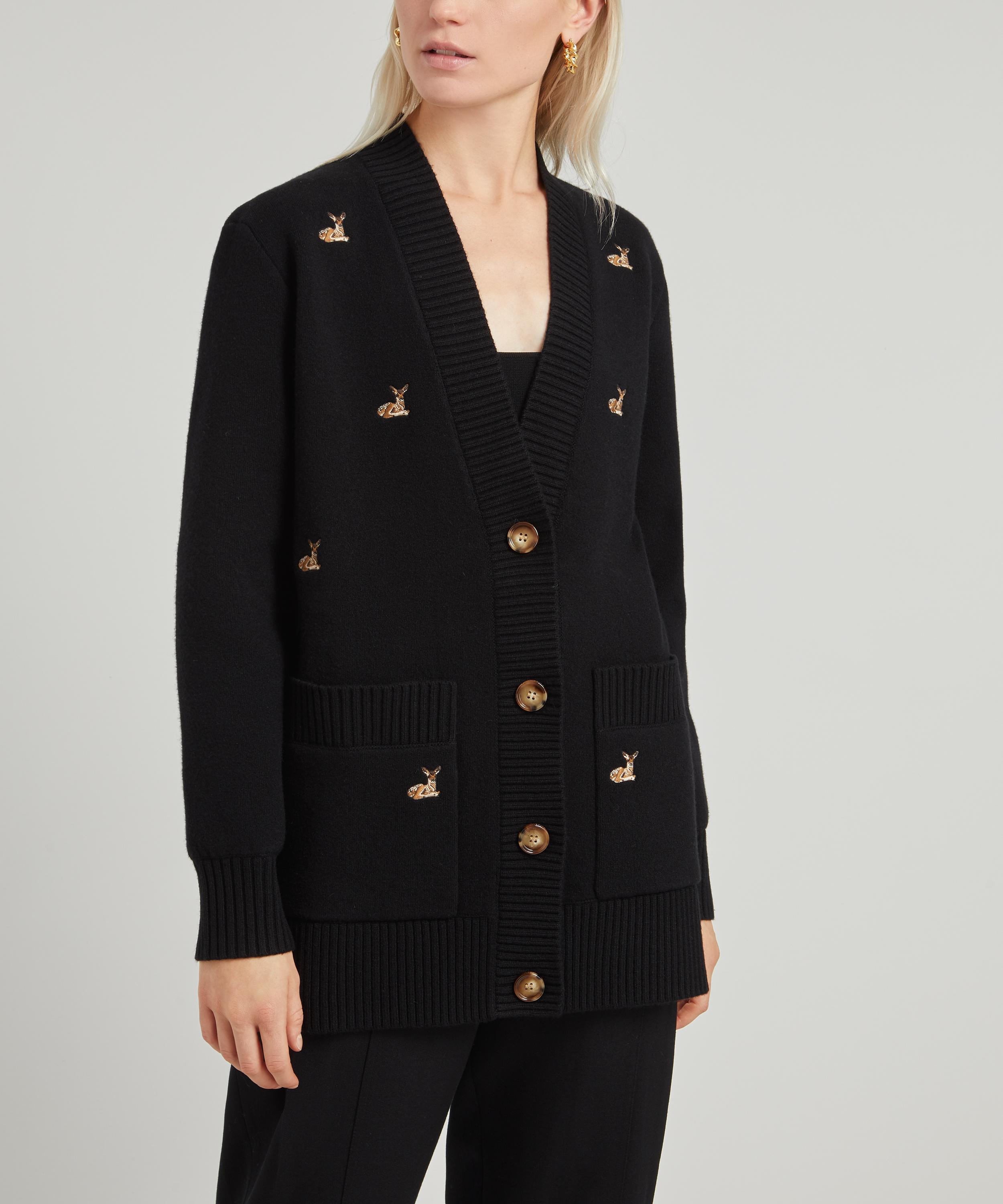 burberry deer cardigan