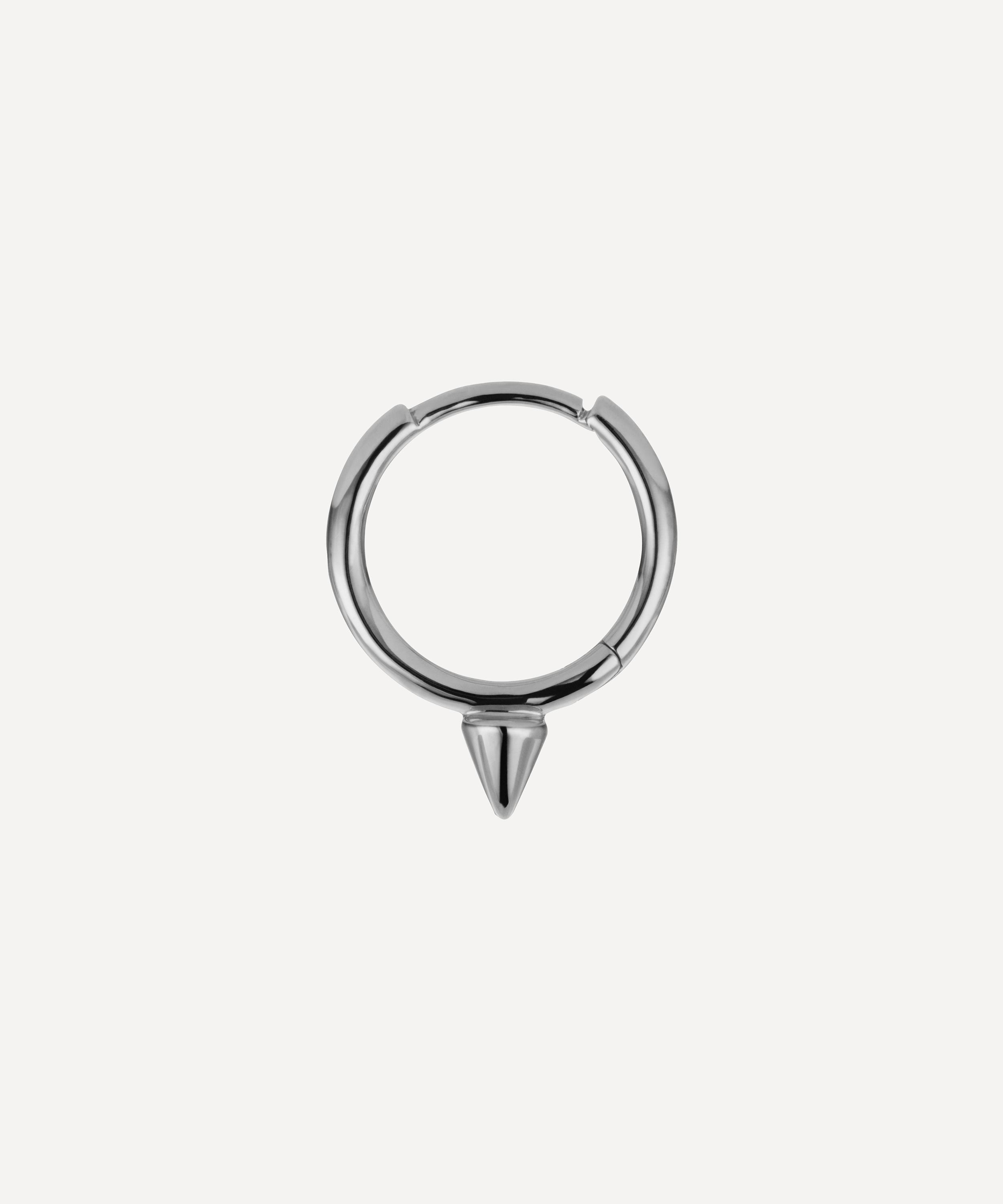 Maria Tash - 14ct 9.5mm Single Short Spike Hoop Earring image number 1
