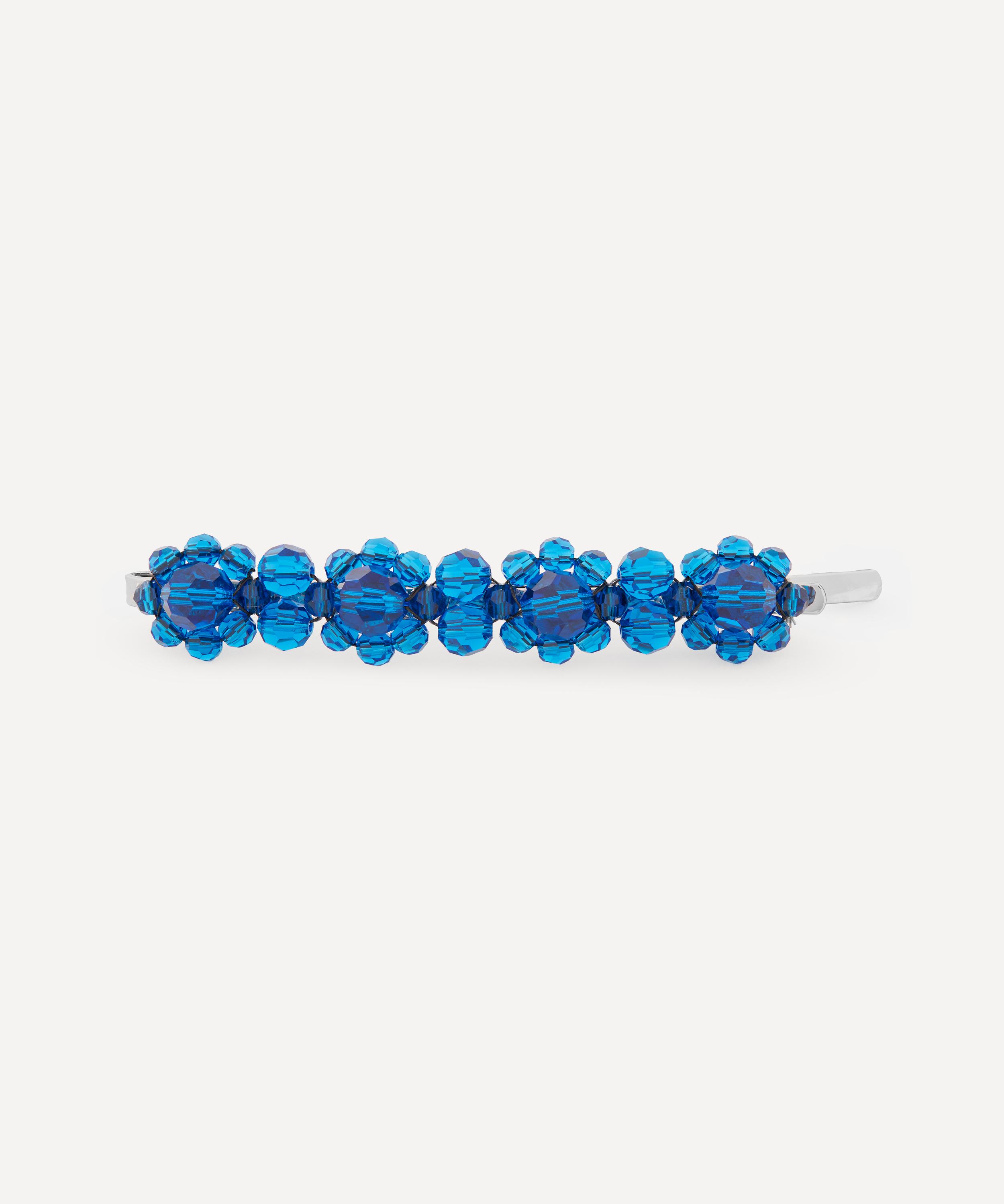 blue jeweled hair pins