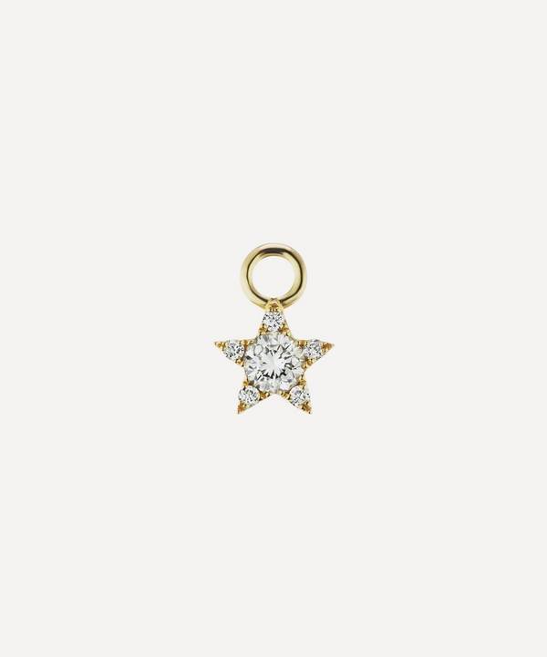Maria Tash - 18ct 5.5mm Diamond Star Charm