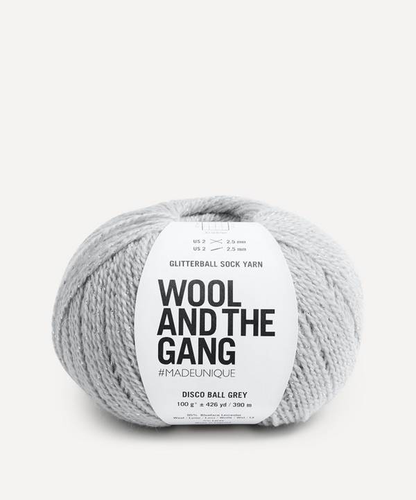 Wool and the Gang - Glitterball Sock Yarn in Disco Ball Grey
