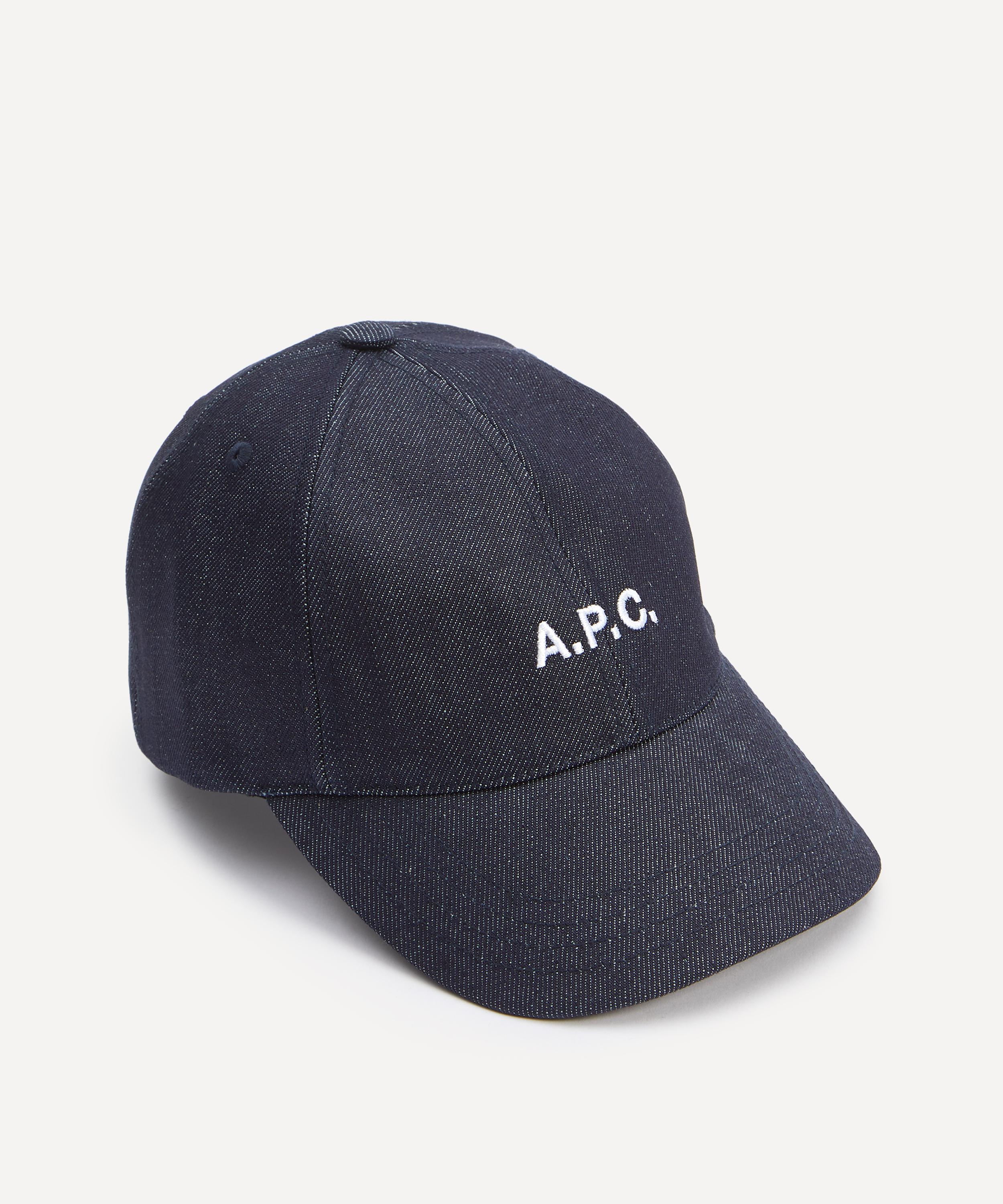 A.P.C. - Charlie Logo Denim Cap image number 0