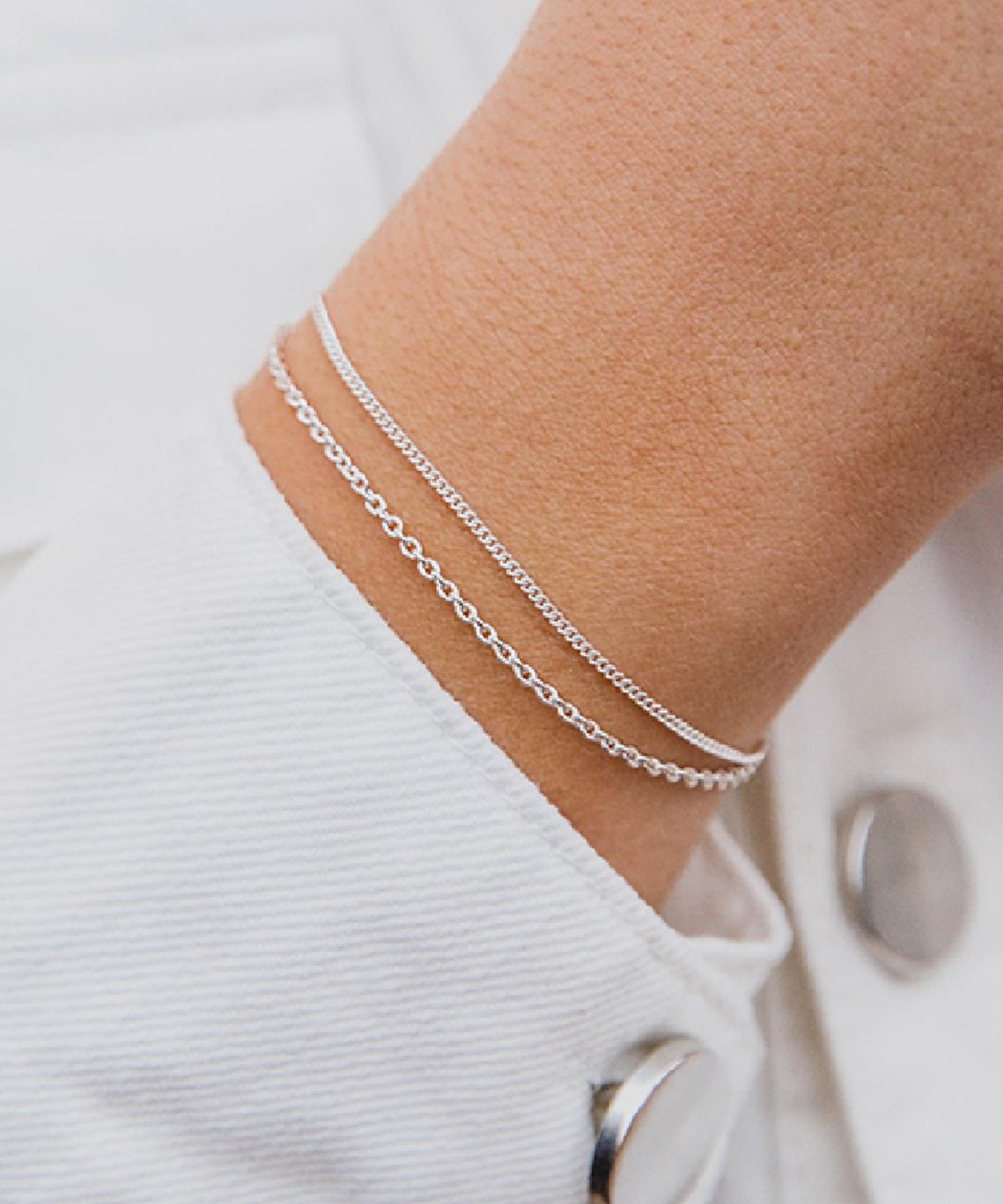 Dinny Hall - Silver Almaz Double Chain Bracelet image number 1
