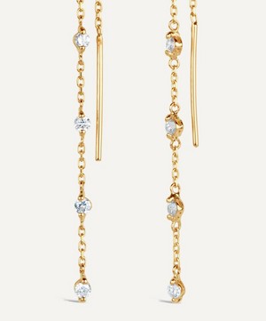 Dinny Hall - Gold Shuga Chain Diamond Drop Earrings image number 1