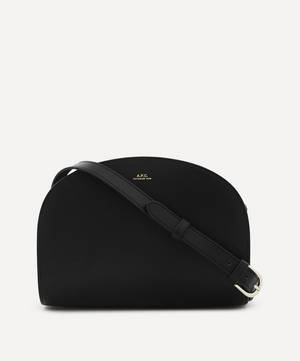 Leather Demi-Lune Bag