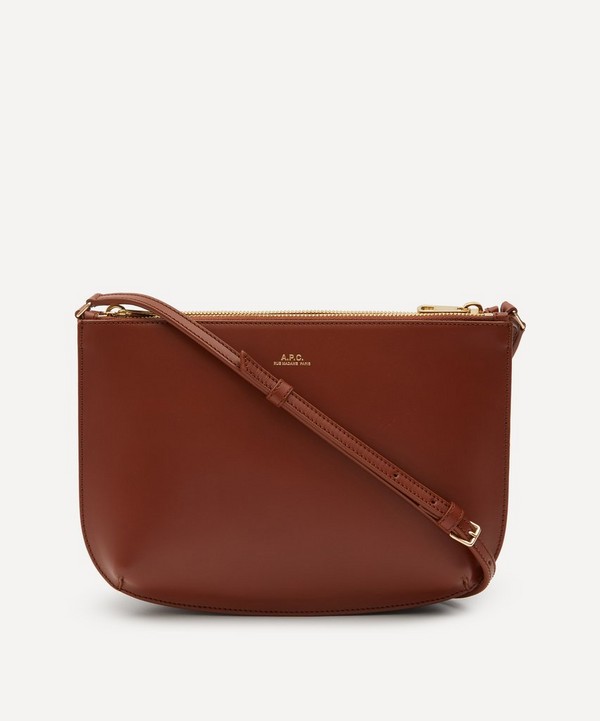 A.P.C. - Sarah Leather Cross-Body Bag image number null