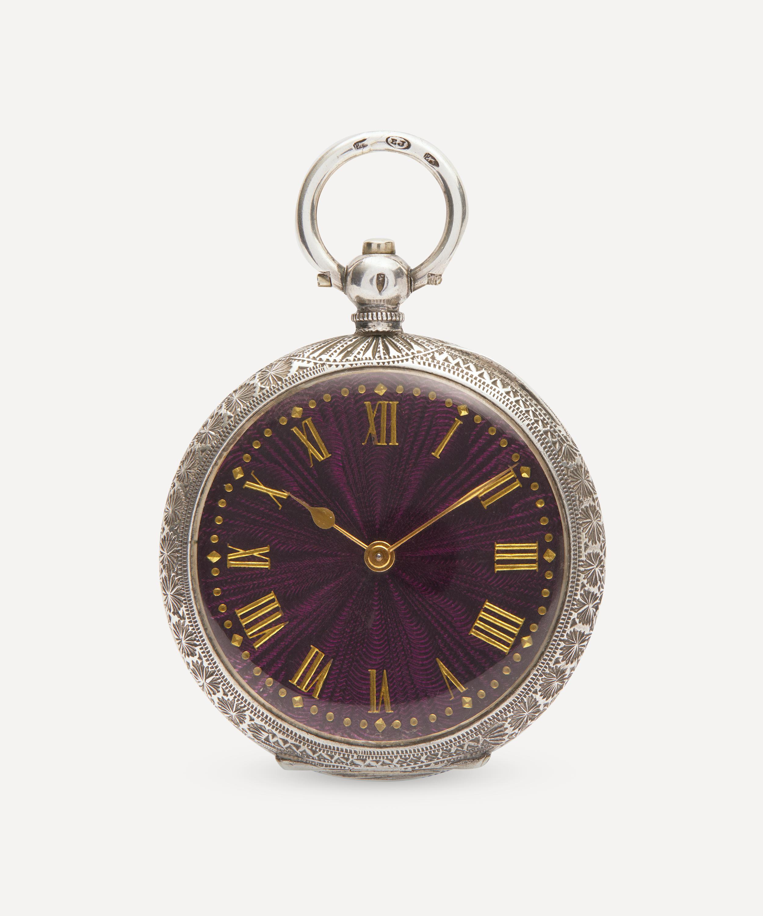 Designer Vintage - Victorian Silver Fob Watch image number null