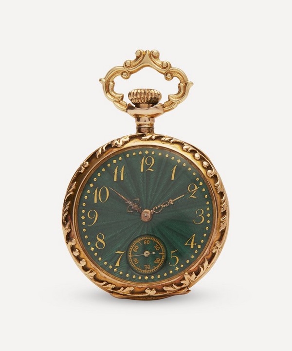 Designer Vintage - Victorian 14 Carat Gold Fob Watch image number null