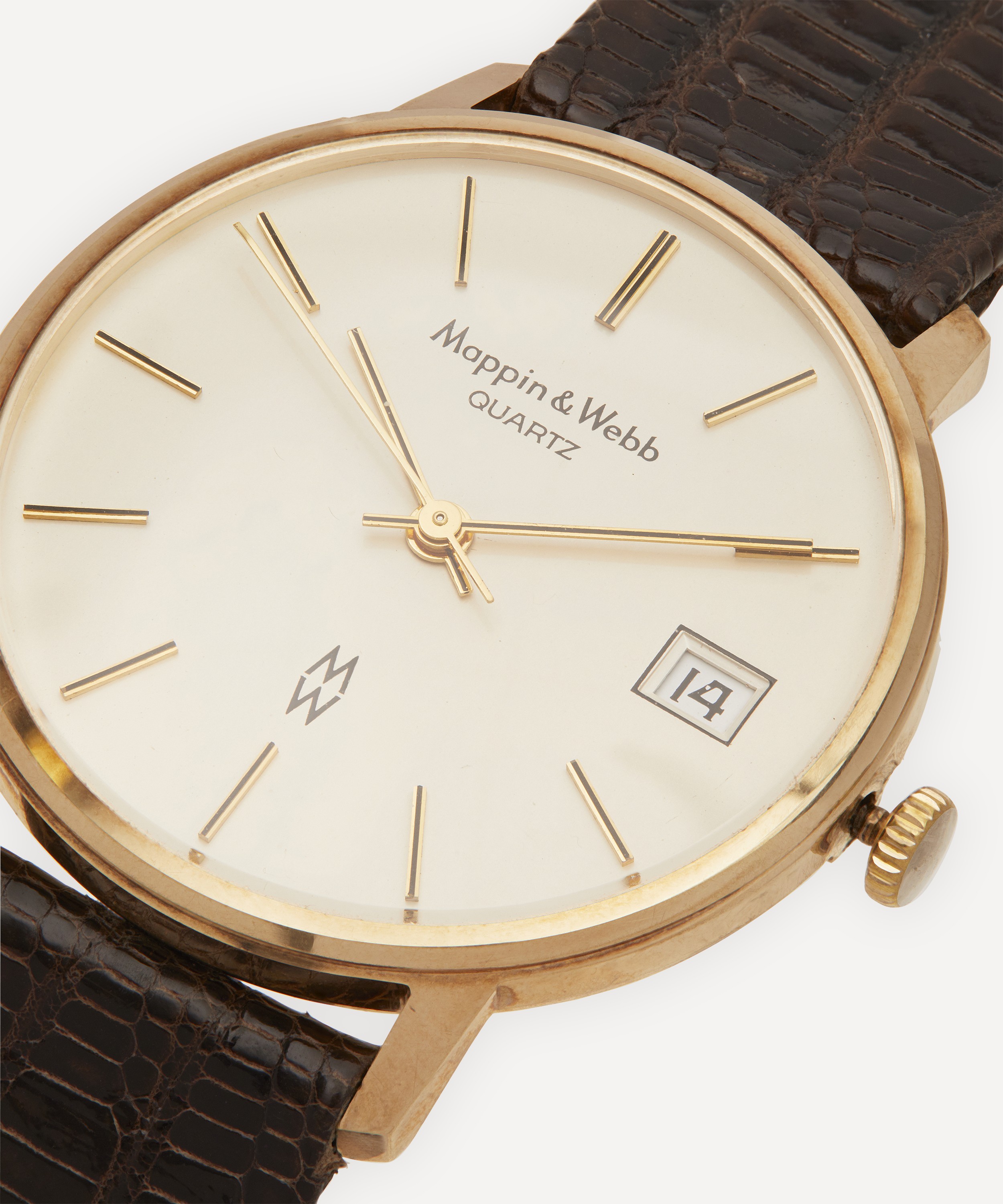 Designer Vintage - 1980s Mappin Webb 9 Carat Gold Watch image number 4
