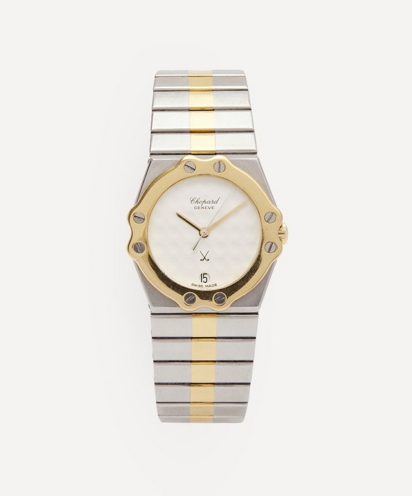 Designer Vintage - 1980s Chopard St Moritz 18 Carat Gold and Steel Watch image number null