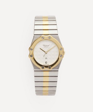 Designer Vintage - 1980s Chopard St Moritz 18 Carat Gold and Steel Watch image number 0