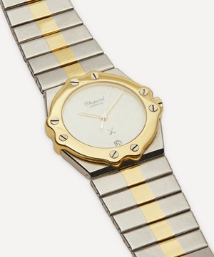 Designer Vintage - 1980s Chopard St Moritz 18 Carat Gold and Steel Watch image number 3