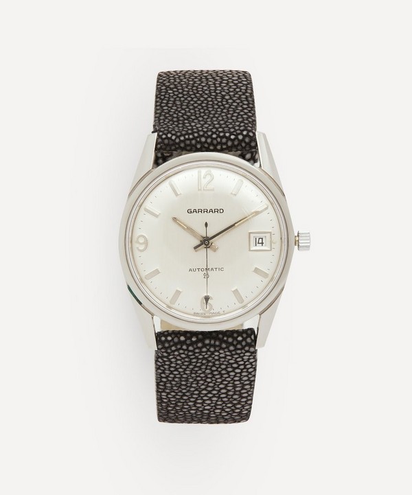 Designer Vintage - 1960s Garrard White Metal Watch image number null