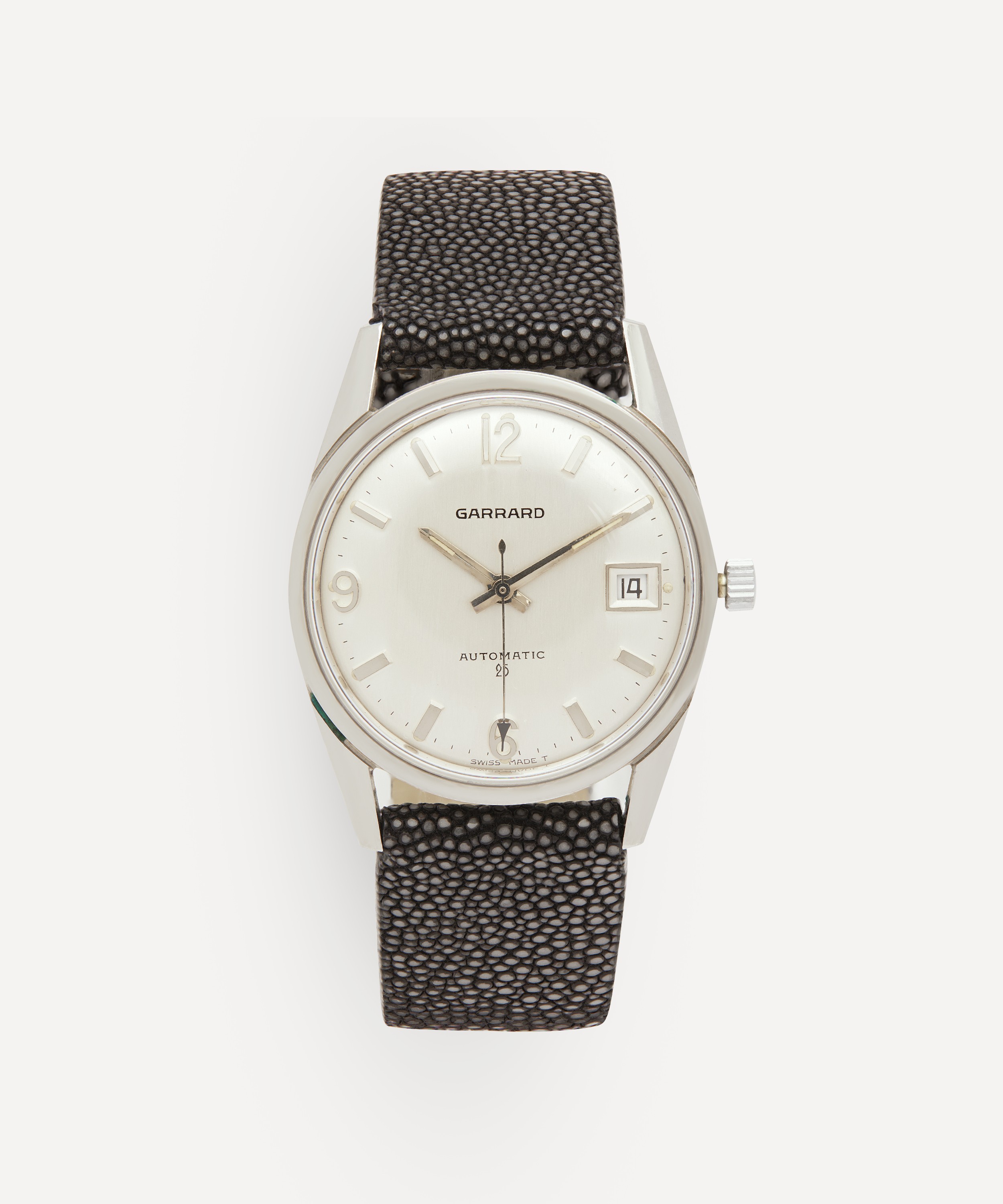Designer Vintage - 1960s Garrard White Metal Watch image number 0