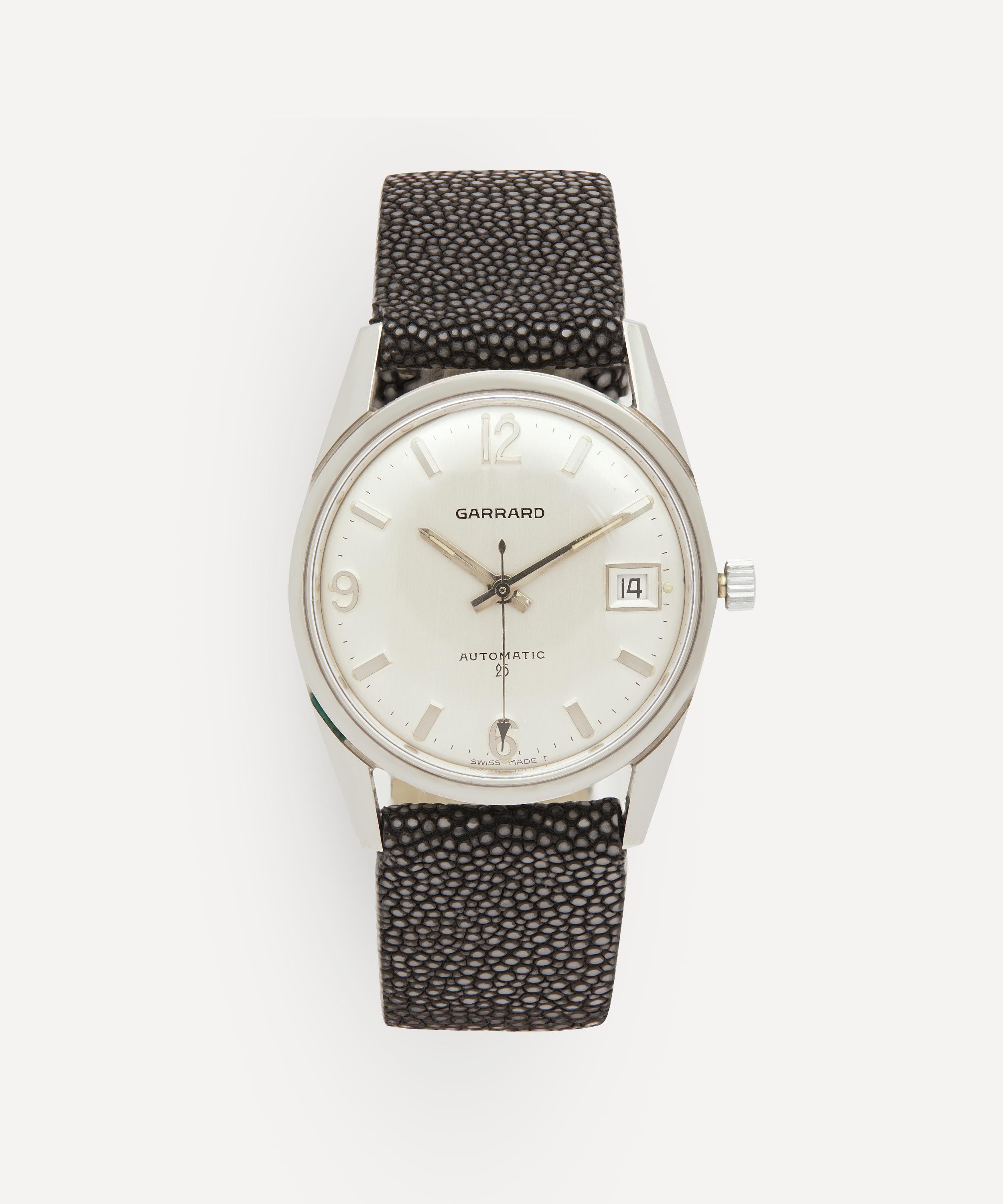 Designer Vintage - 1960s Garrard White Metal Watch image number 0