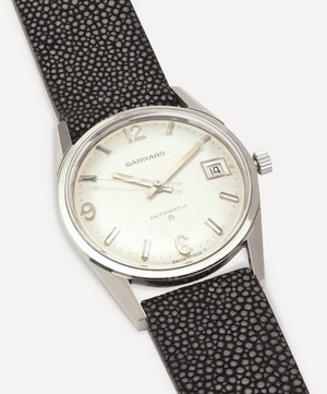 Designer Vintage - 1960s Garrard White Metal Watch image number 3