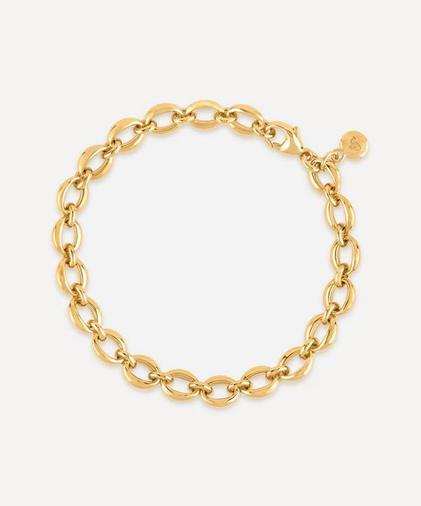 Dinny Hall - Gold Plated Vermeil Silver Handmade Small Heavyweight Chain Bracelet image number 0