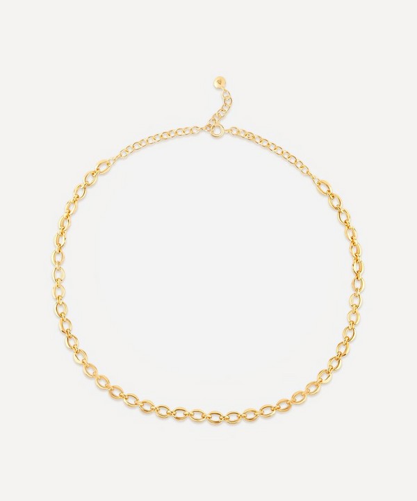Dinny Hall - Gold Plated Vermeil Silver Handmade Small Heavyweight Chain Necklace image number null