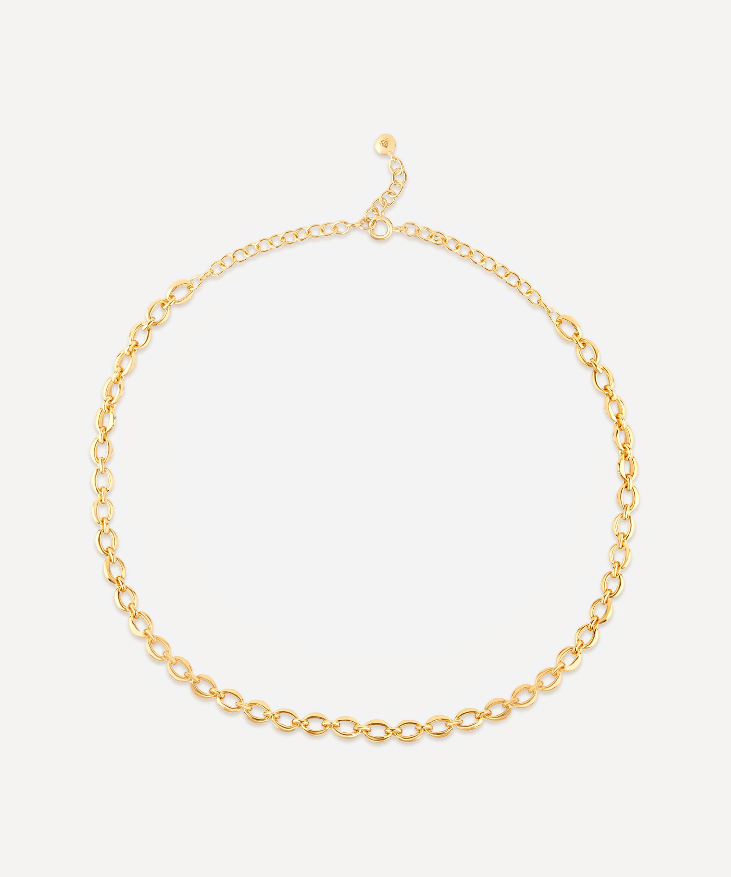 Dinny Hall - Gold Plated Vermeil Silver Handmade Small Heavyweight Chain Necklace image number 0