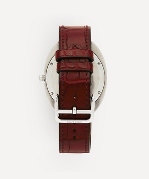 Designer Vintage - Turn Of The Century Hermes Espace White Metal Watch image number 2