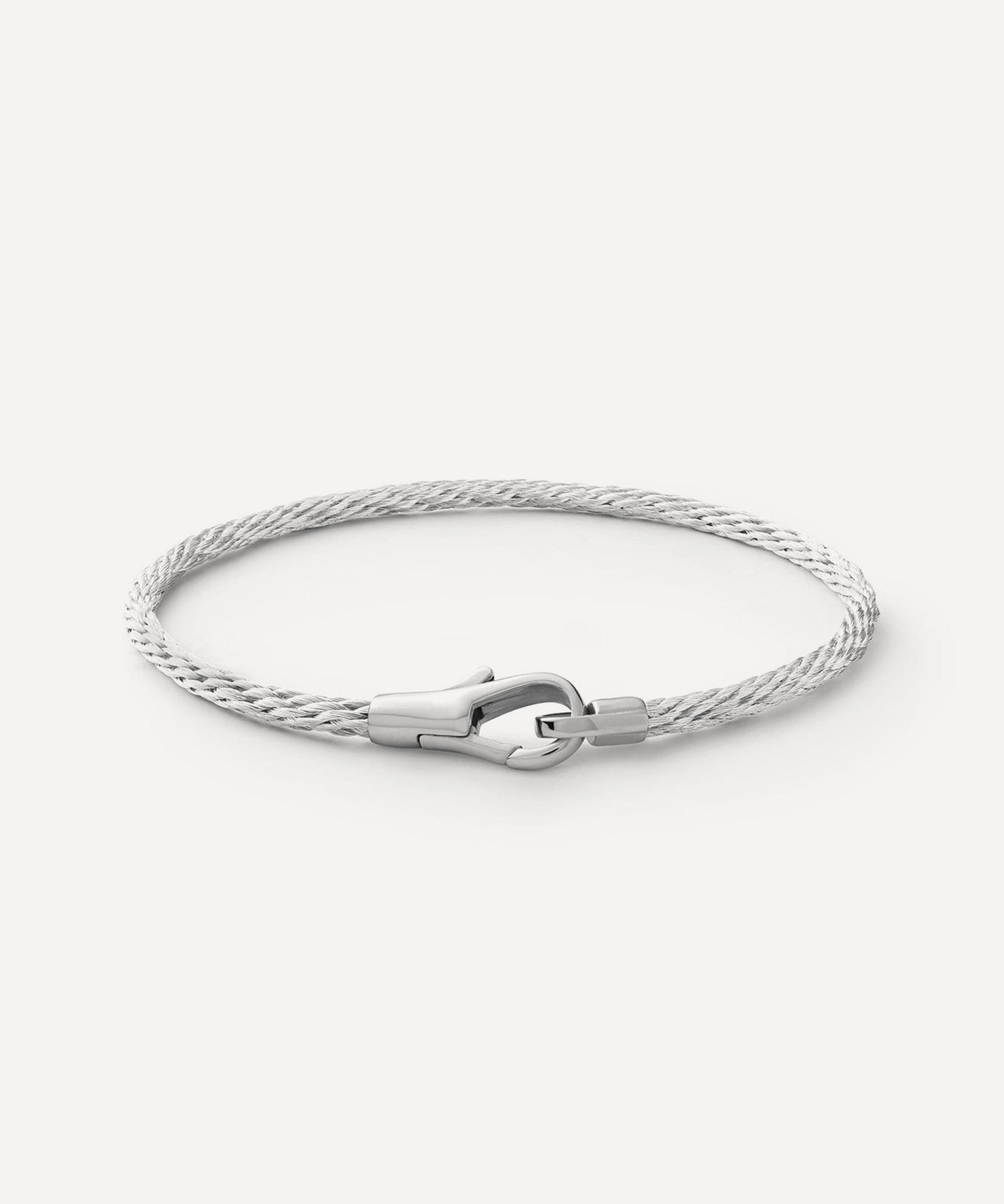 Silver sales cable bracelet