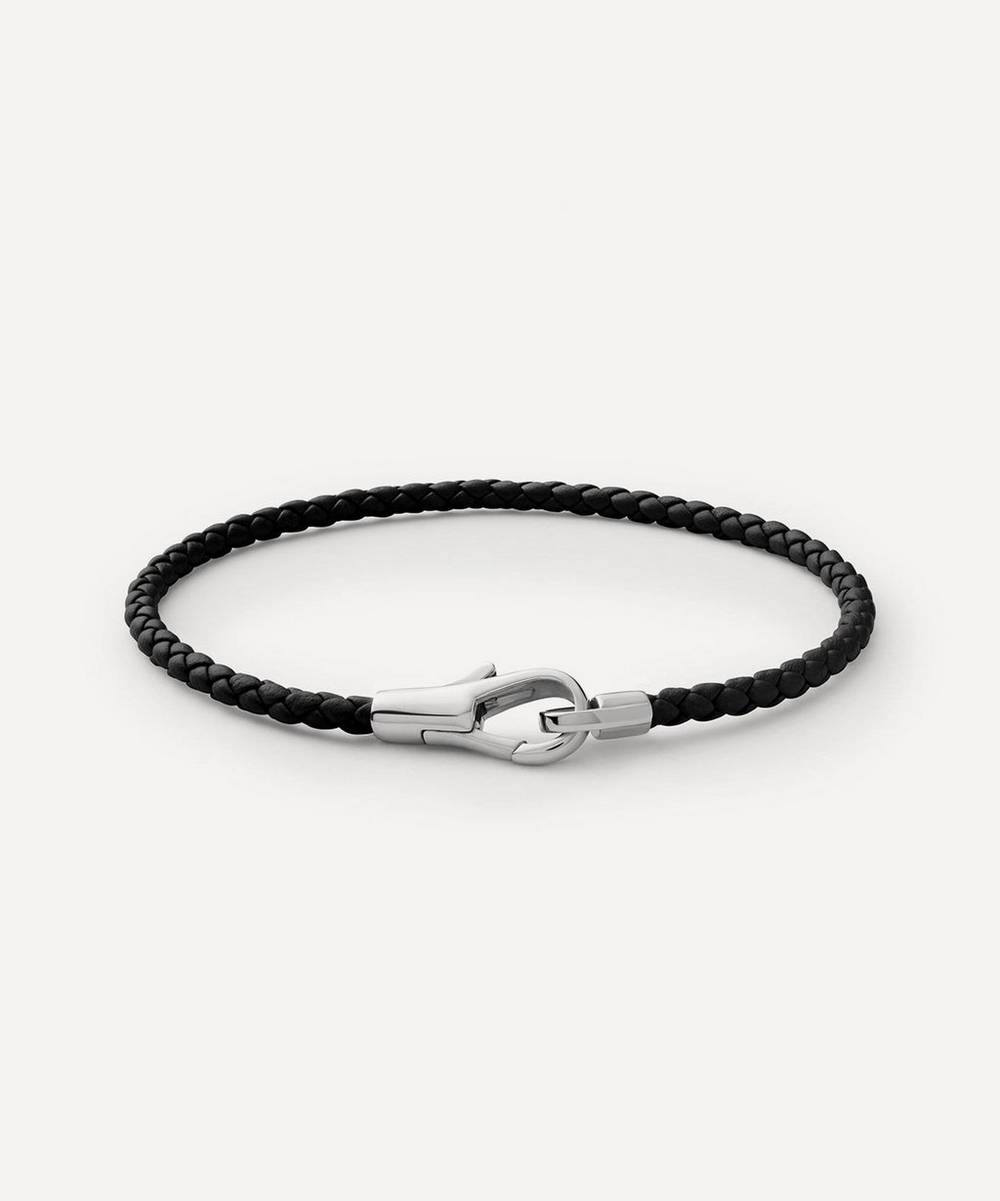 Miansai - Sterling Silver Knox Leather Bracelet