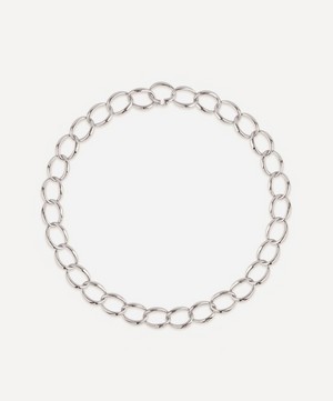 Dinny Hall - Silver Handmade Medium Curb Chain Necklace image number 0