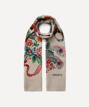 Liberty - Spitalfields Silk 208 x 48cm Wool Scarf image number 1