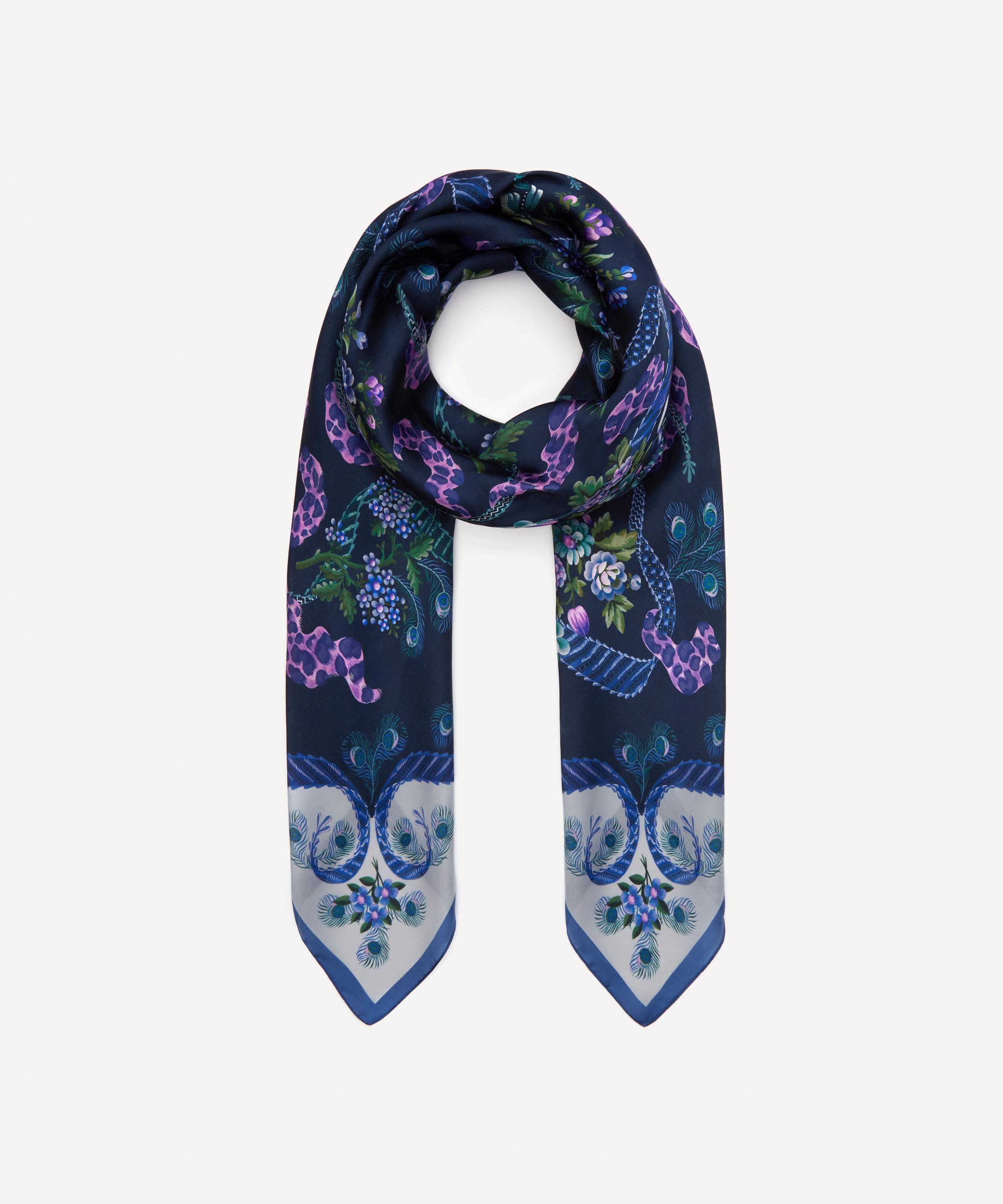 Liberty - Spitalfields Silk 130 x 110cm Silk Molare Scarf image number 1