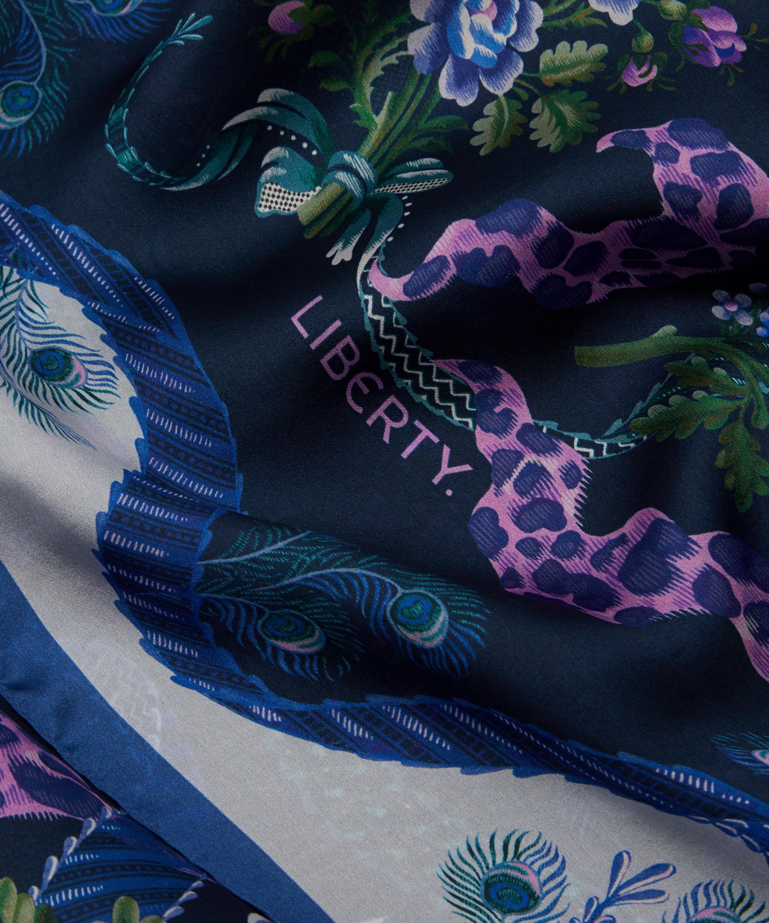 Liberty - Spitalfields Silk 130 x 110cm Silk Molare Scarf image number 2
