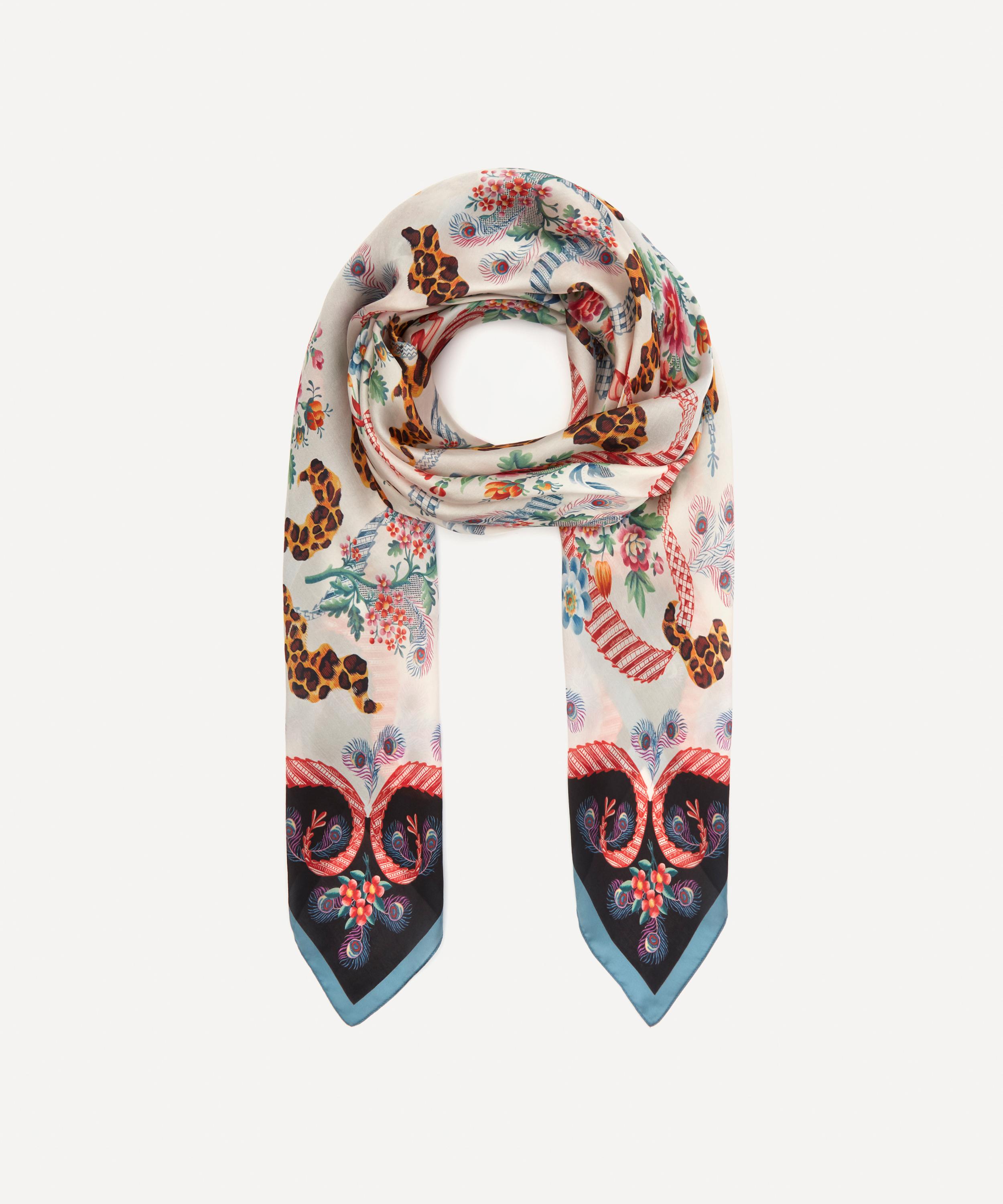 Liberty - Spitalfields Silk 130 x 110cm Silk Molare Scarf image number 1