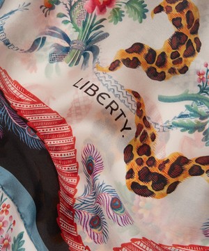 Liberty - Spitalfields Silk 130 x 110cm Silk Molare Scarf image number 2