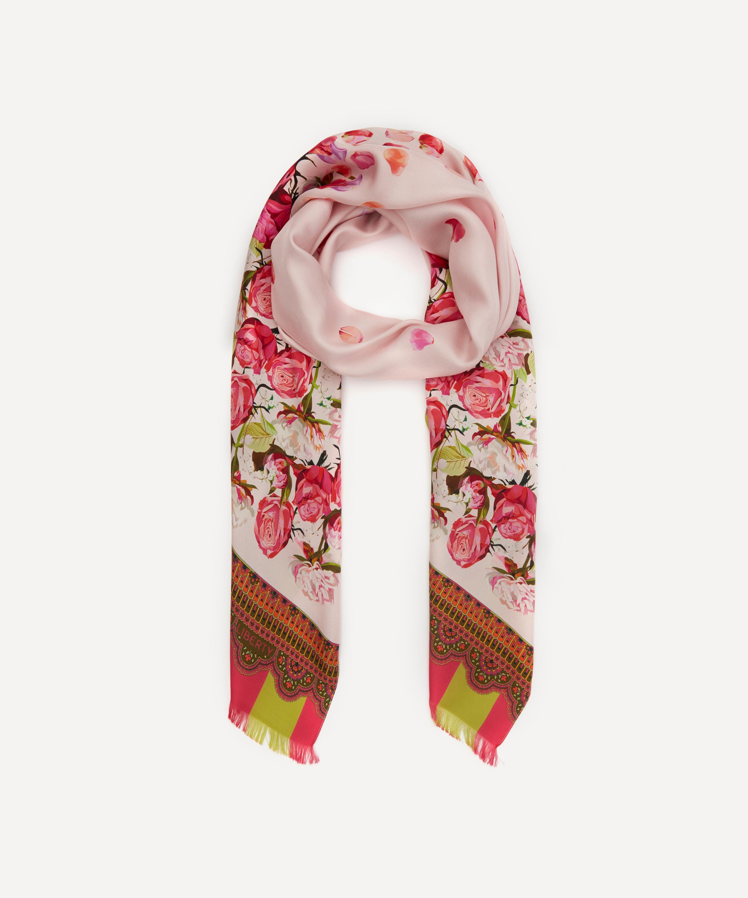 Liberty - Floral Storm 180 x 70cm Silk Twill Scarf image number 1