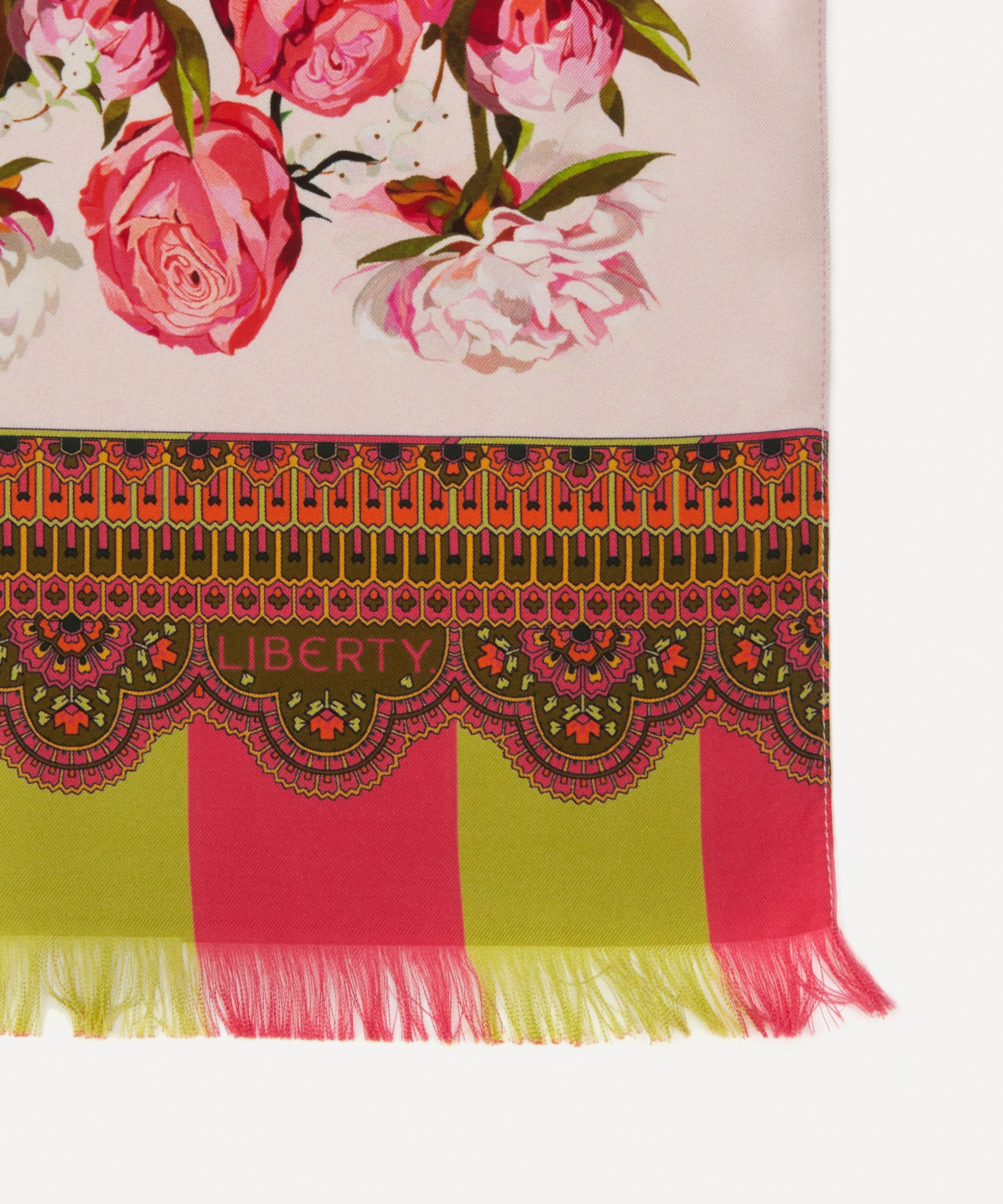 Liberty - Floral Storm 180 x 70cm Silk Twill Scarf image number 3