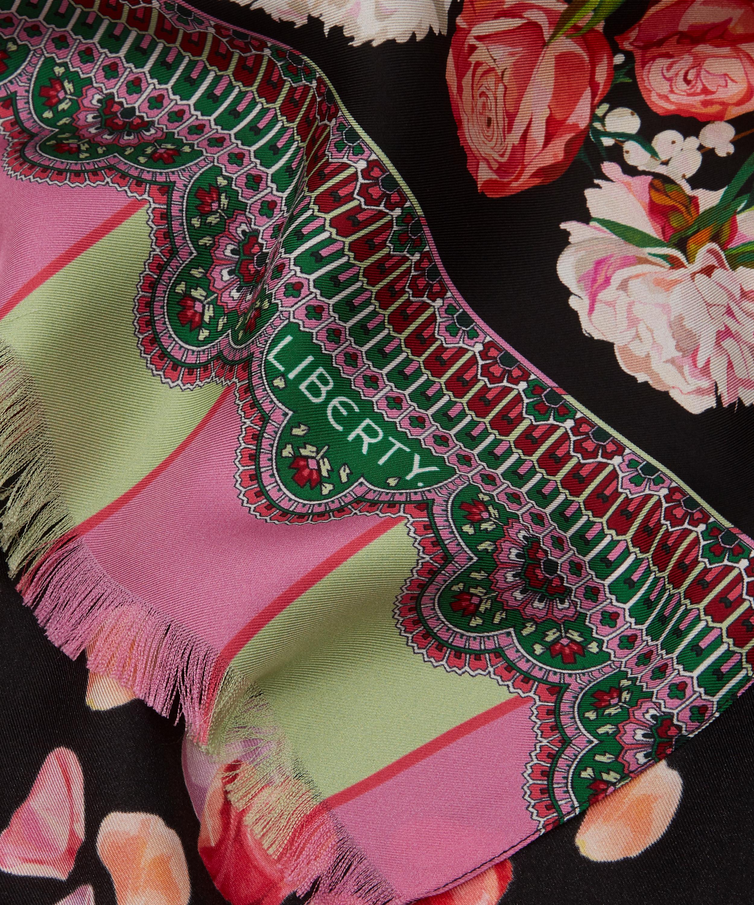 Liberty - Floral Storm 180 x 70cm Silk Twill Scarf image number 2
