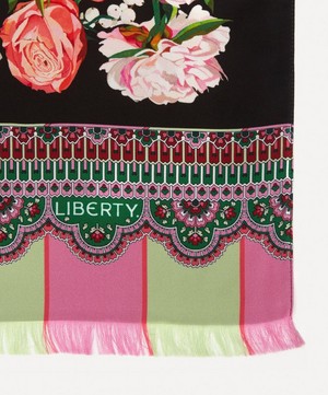Liberty - Floral Storm 180 x 70cm Silk Twill Scarf image number 3