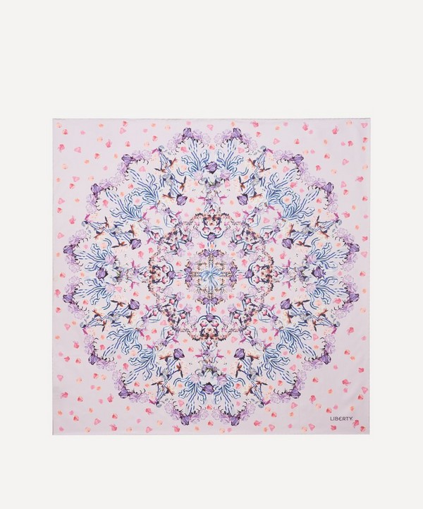 Liberty - Floral Storm 90 x 90cm Silk Twill Scarf image number null