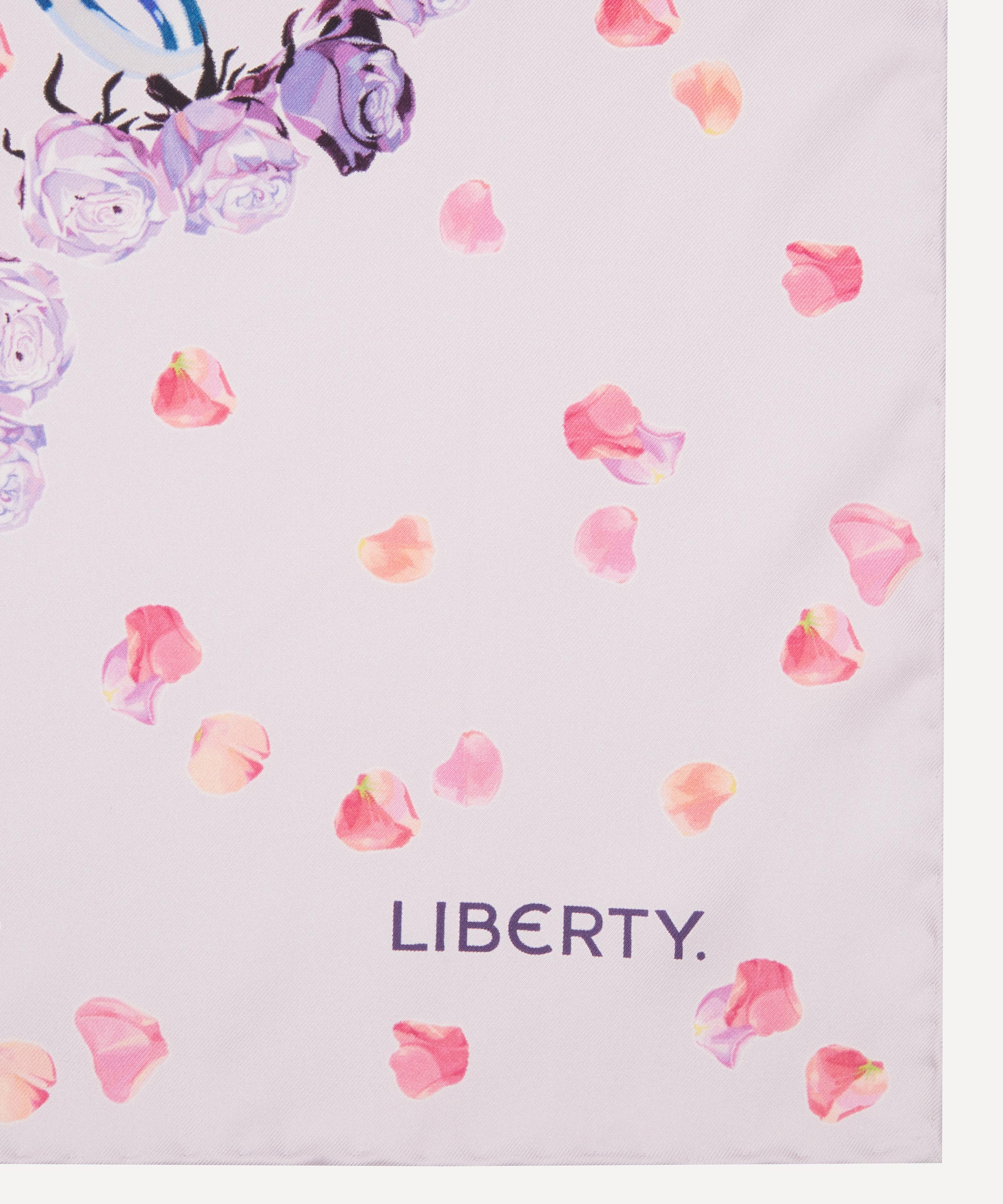 Liberty - Floral Storm 90 x 90cm Silk Twill Scarf image number 3