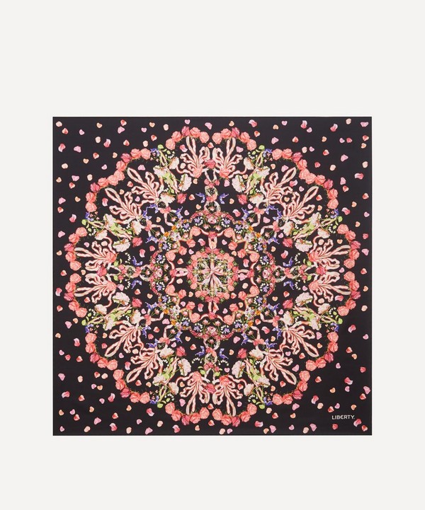 Liberty - Floral Storm 90 x 90cm Silk Twill Scarf image number null