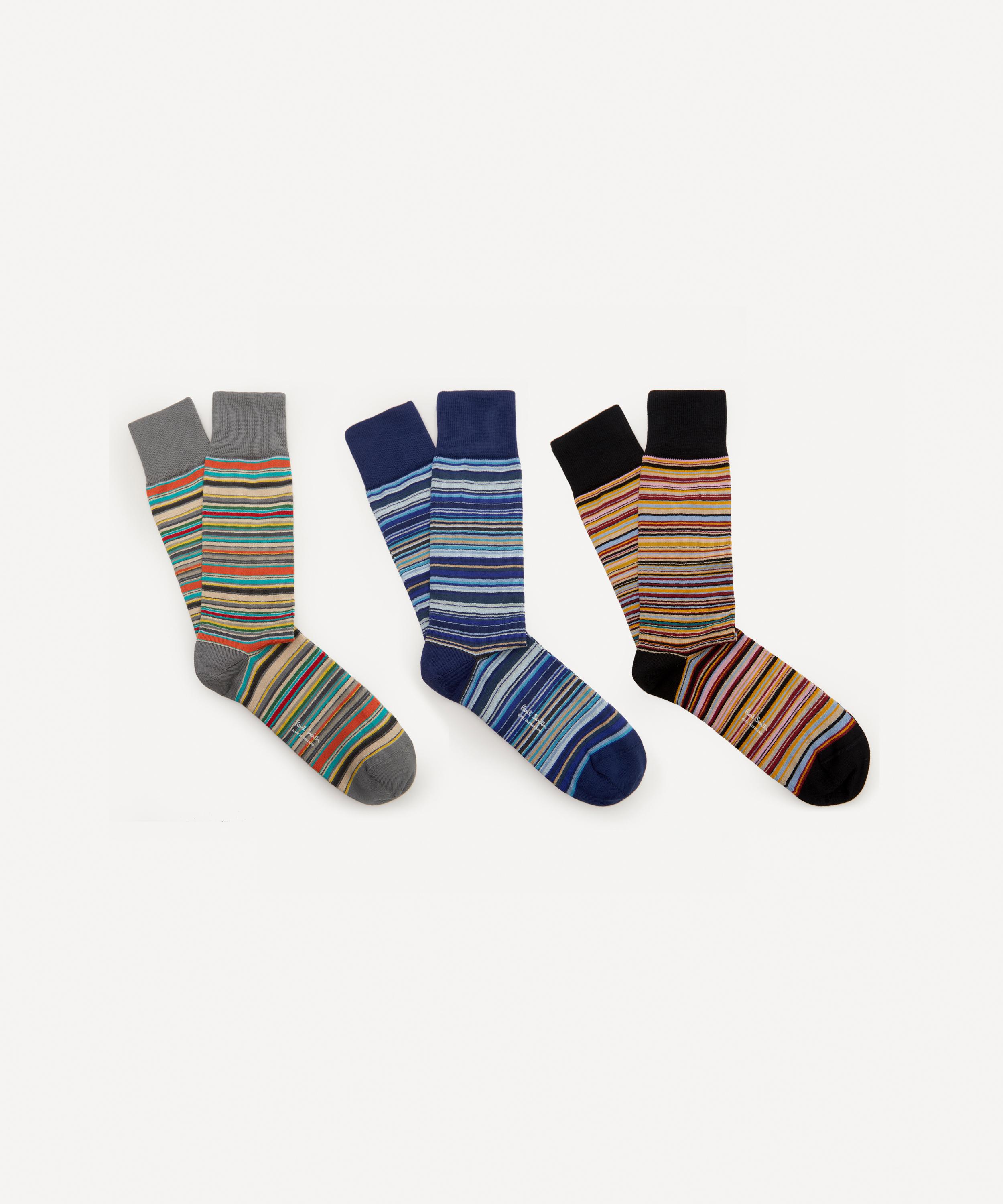 Paul Smith - Signature Stripe Socks Pack of Three image number 0