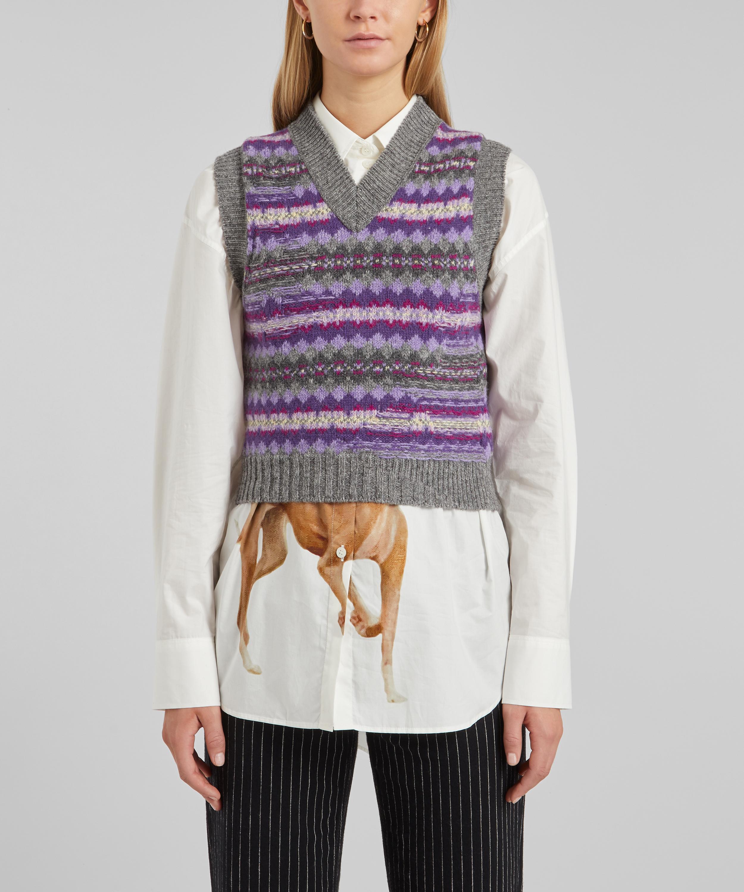 acne studios fair isle sweater