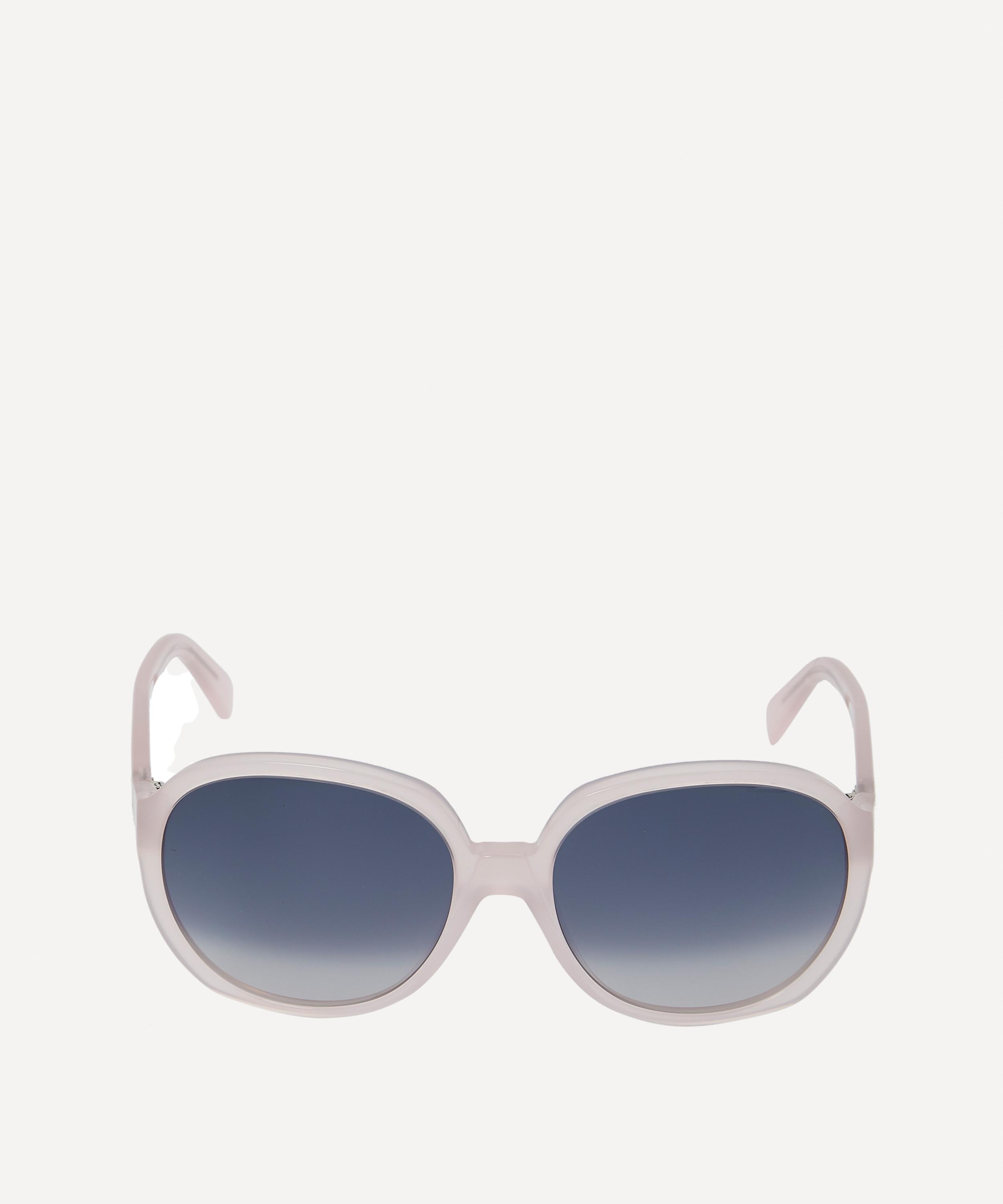 celine round acetate sunglasses