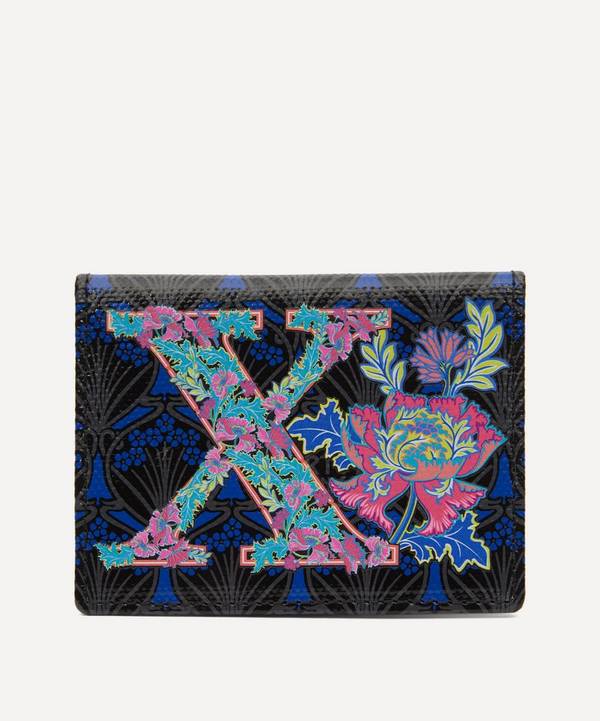 Liberty - Alphabet Travel Card Holder in X Print image number 0