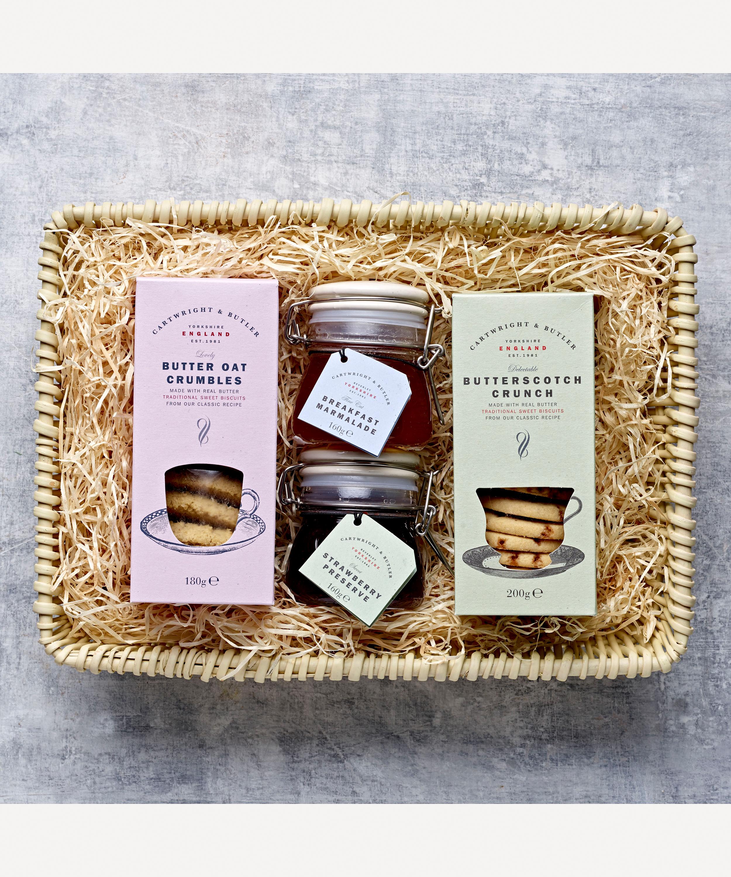 Biscuits And Preserves Wicker Tray 412g Liberty