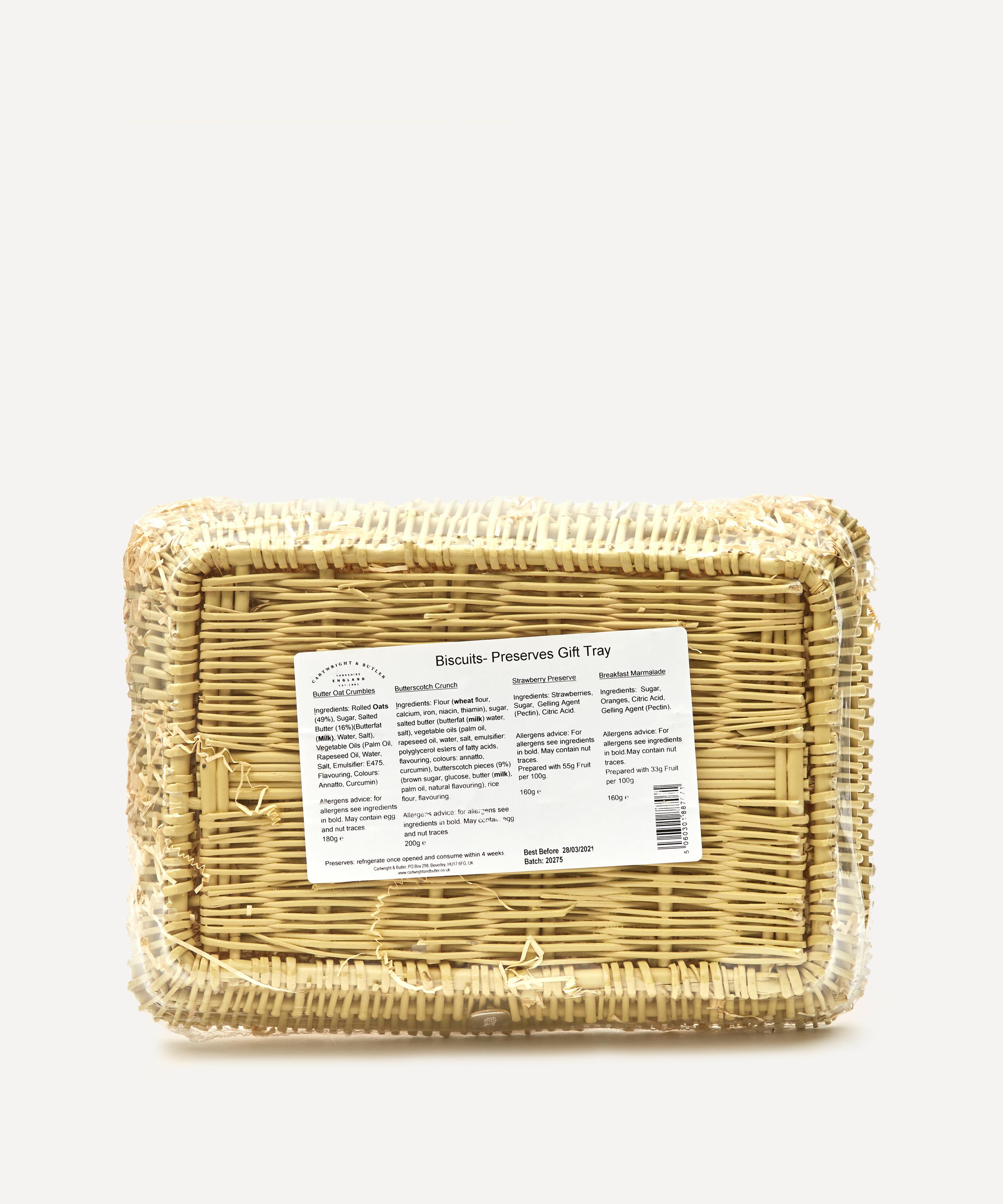 Biscuits And Preserves Wicker Tray 412g Liberty